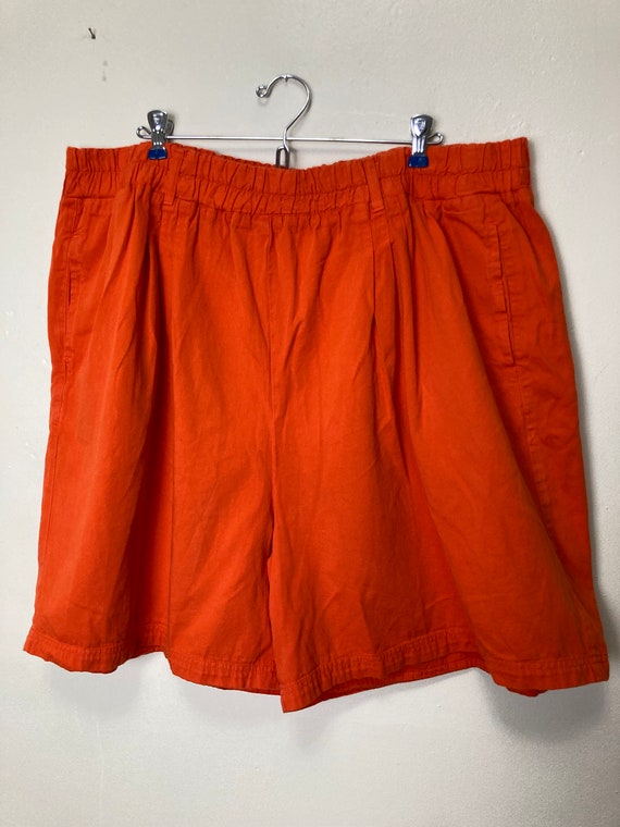 Plus Size Pumpkin Orange Vintage 90s Cotton Stefa… - image 2