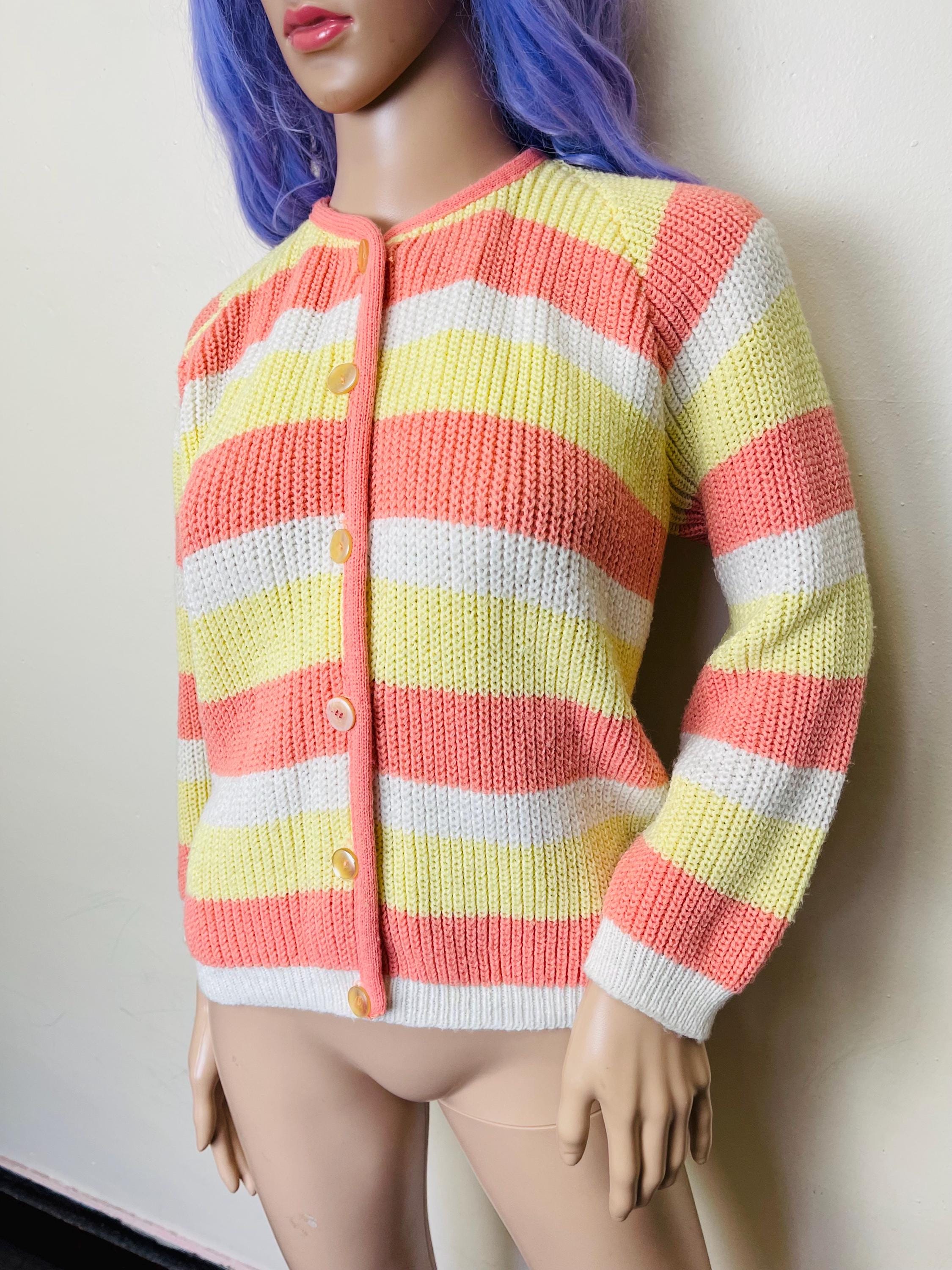 今話題のアイテムを Vintage Orlon Knit - Etsy ニット+セーター