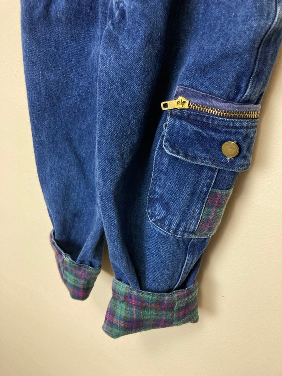 Rad Denim Tow Away Zone Vintage 80s Kids Overalls… - image 6