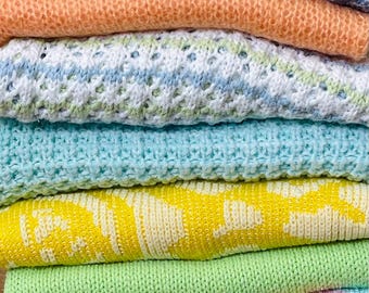 Wählen Sie ein Pastell Knit Vintage Pullover Pullover