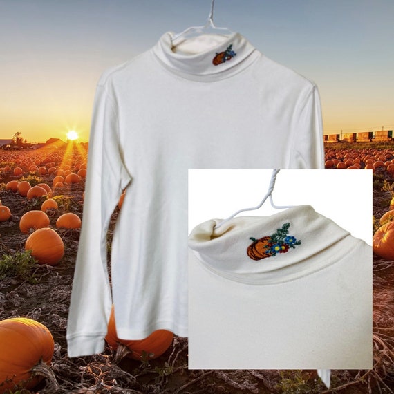 Pumpkin turtleneck best sale