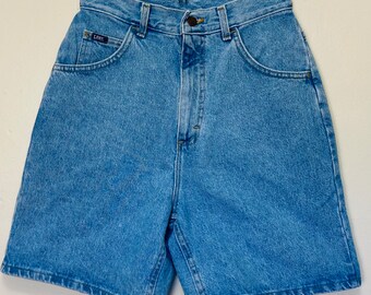 Lee Vintage 90s Light Wash Jean Shorts