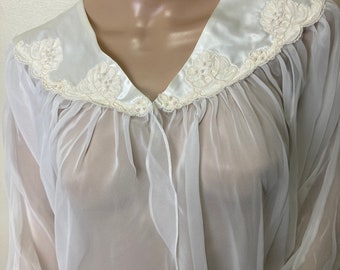 Victoria's Secret Gold Label Satin and Chiffon Vintage 80s