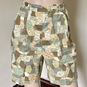 60s Vintage Lombardi High Waist Tailor Made Shorts 25