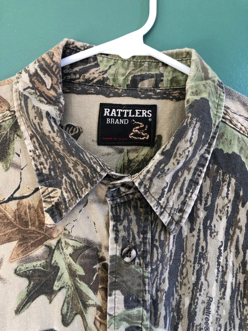 Vintage Realtree Camo Rattlers Hunting Shirt | Etsy