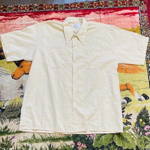 Camisa minimalista ligera de verano para hombre Big Donlin vintage de los años 70