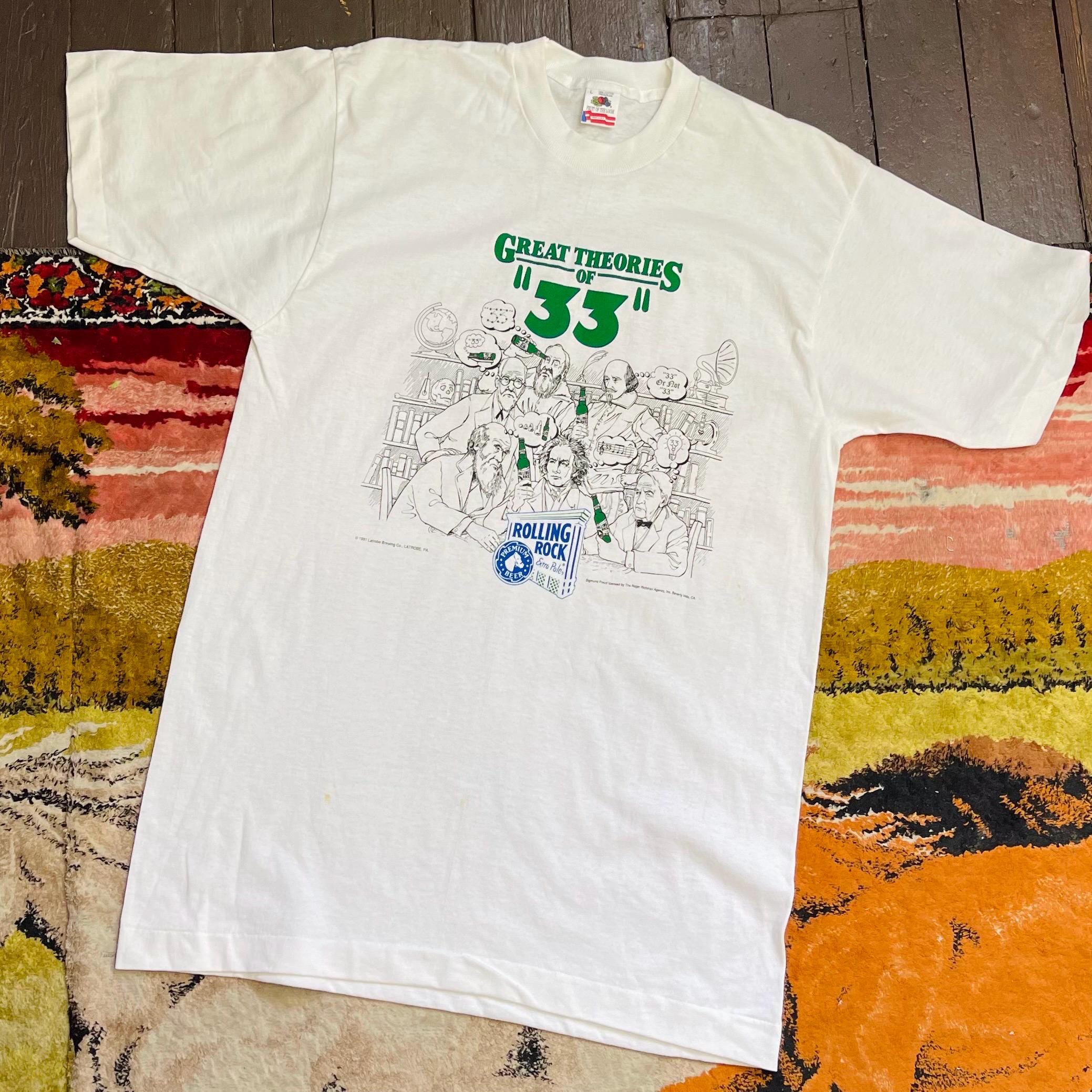 Rolling Rock Latrobe Vintage 1991 Great Theories of 33