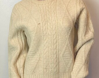 Pendleton wollen vintage jaren 70 grof gebreide trui