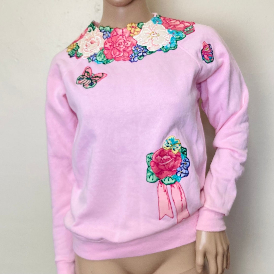 Vintage Rose Petal Unisex Sweatshirt main image 1