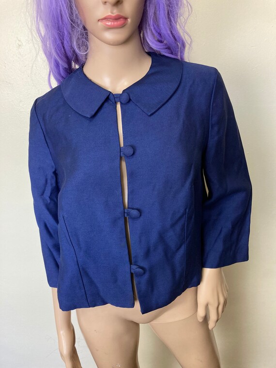 Sharmon Vintage 50s Cropped Tailored Jacket - image 4