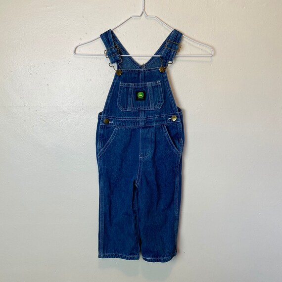 Vintage John Deere Toddlers Overalls 2T 24M Etsy