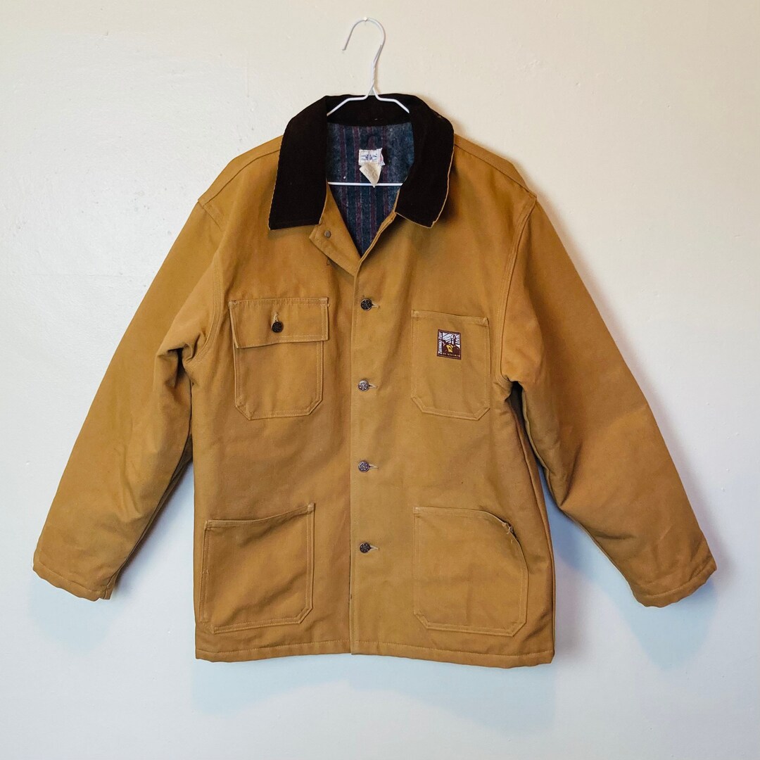 Steiner Thermal-tuff Vintage 70s Brown Workwear Chore Coat - Etsy