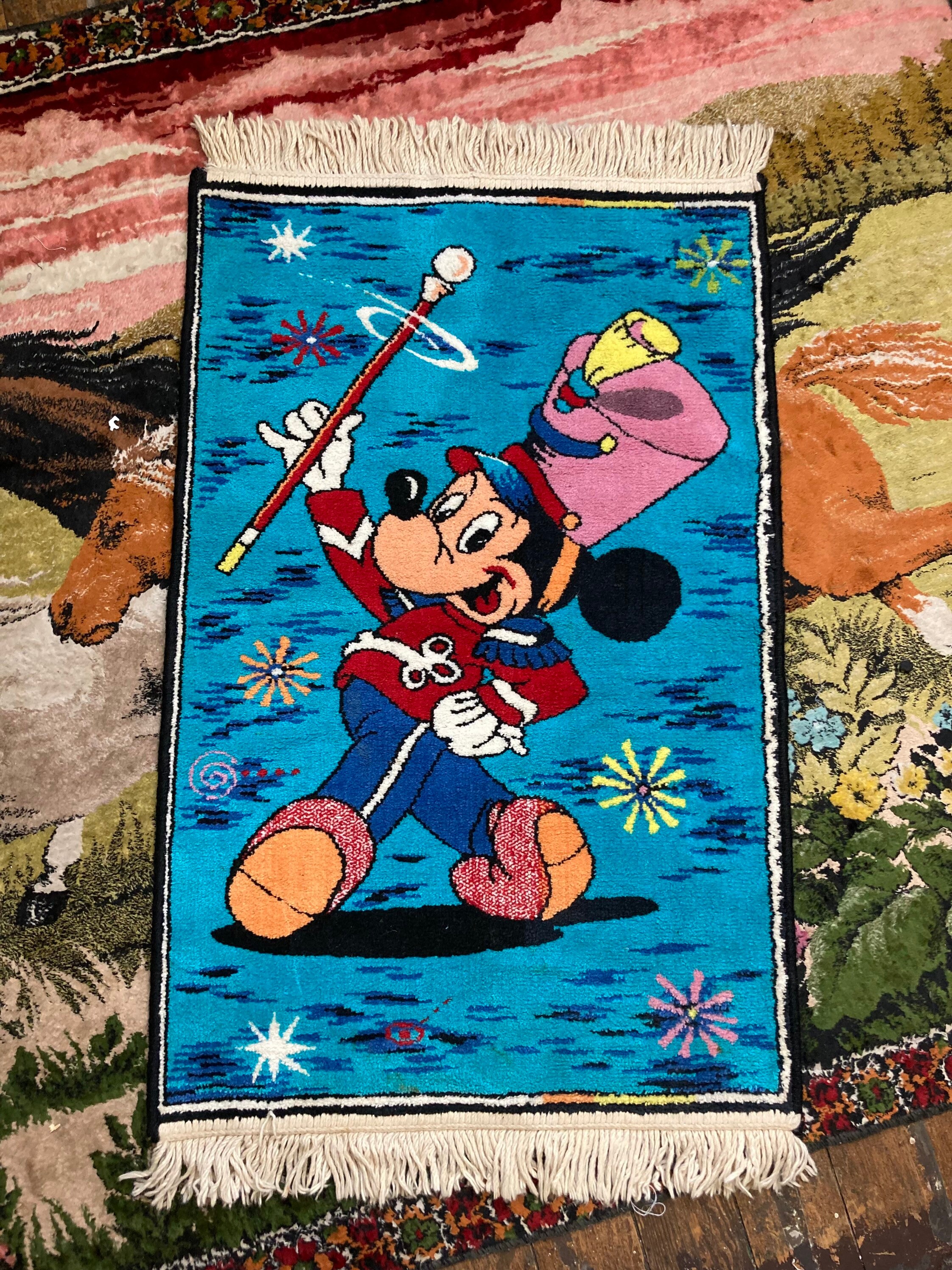 ラグ・カーペット Mickey Collection Mickey's Glove RUG en by MIYOSHI RUG × ALWAYTH 