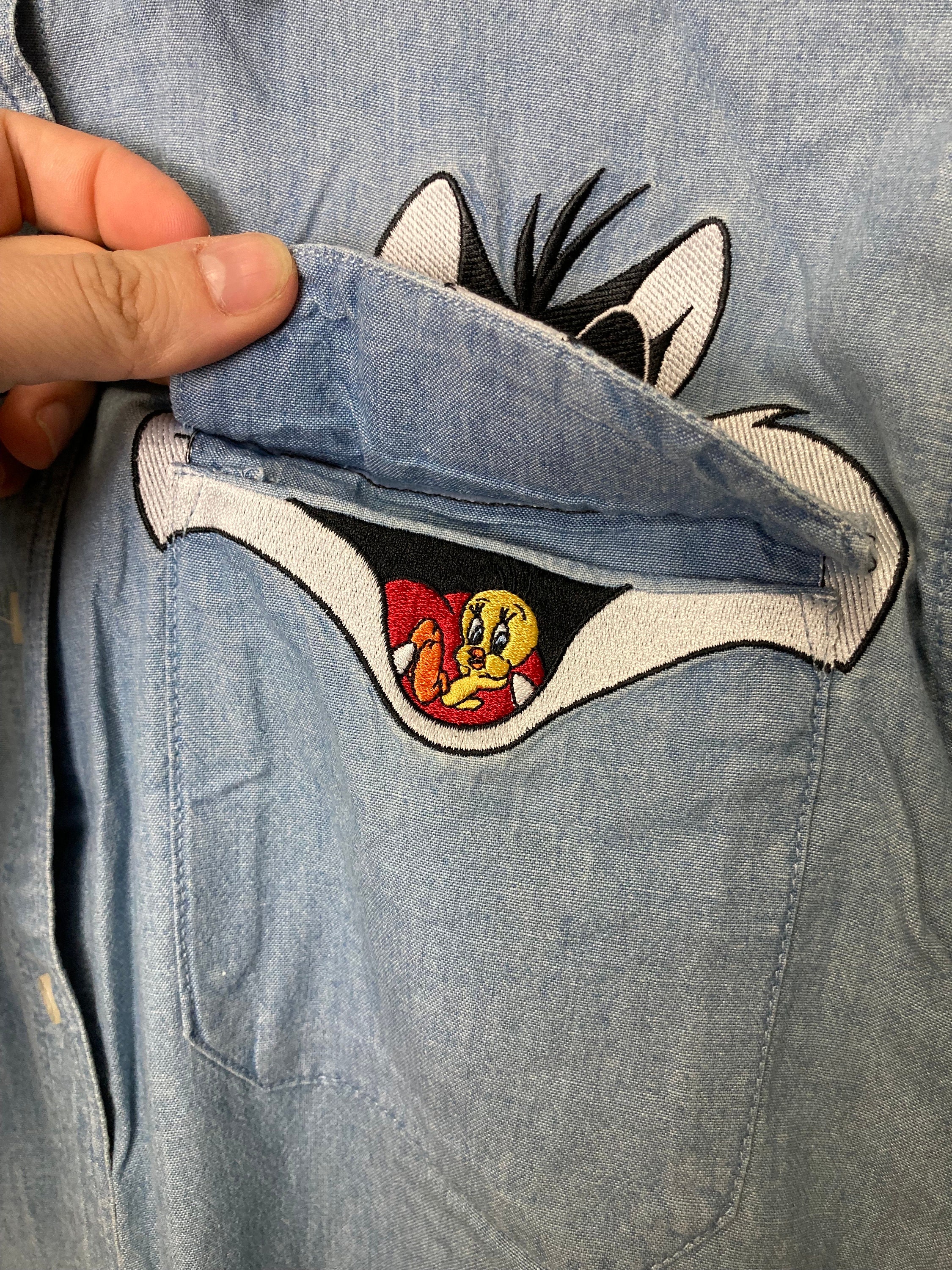 D&G Tweety Sylvester 半袖ポロシャツ il_fullxfull.5674973835_gx5w.jpg