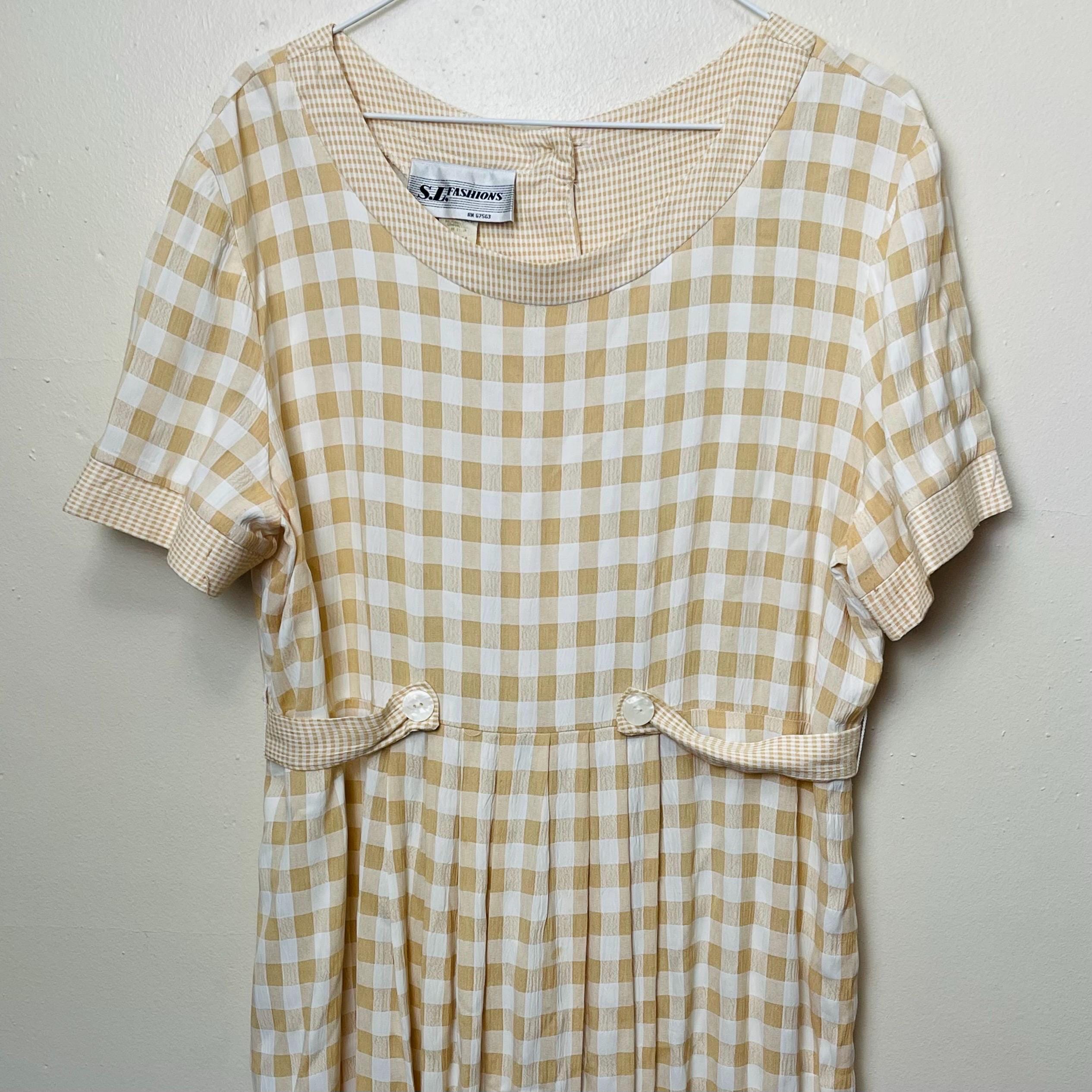 90s Tie Back Dress - Etsy