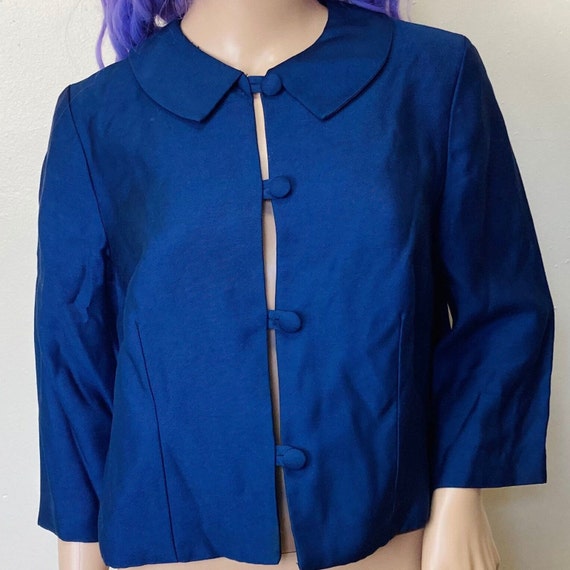 Sharmon Vintage 50s Cropped Tailored Jacket - image 1