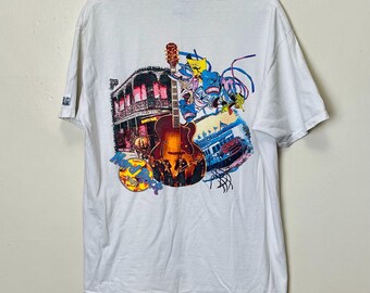 Hard Rock Cafe New Orleans Vintage 90s Crewneck Tee