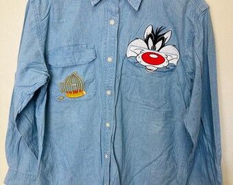 D&G Tweety Sylvester 半袖ポロシャツ ARCHIVE OG Dolce&Gabbana Sylvester Looney Tunes Polo Tee S Grey | eBay