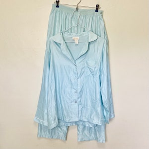 Barbizon Vintage 60s Baby Blue Pajama Set