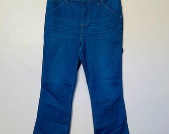 LEE Vintage Medium Wash Denim Slightly Flared Cowboy Jeans