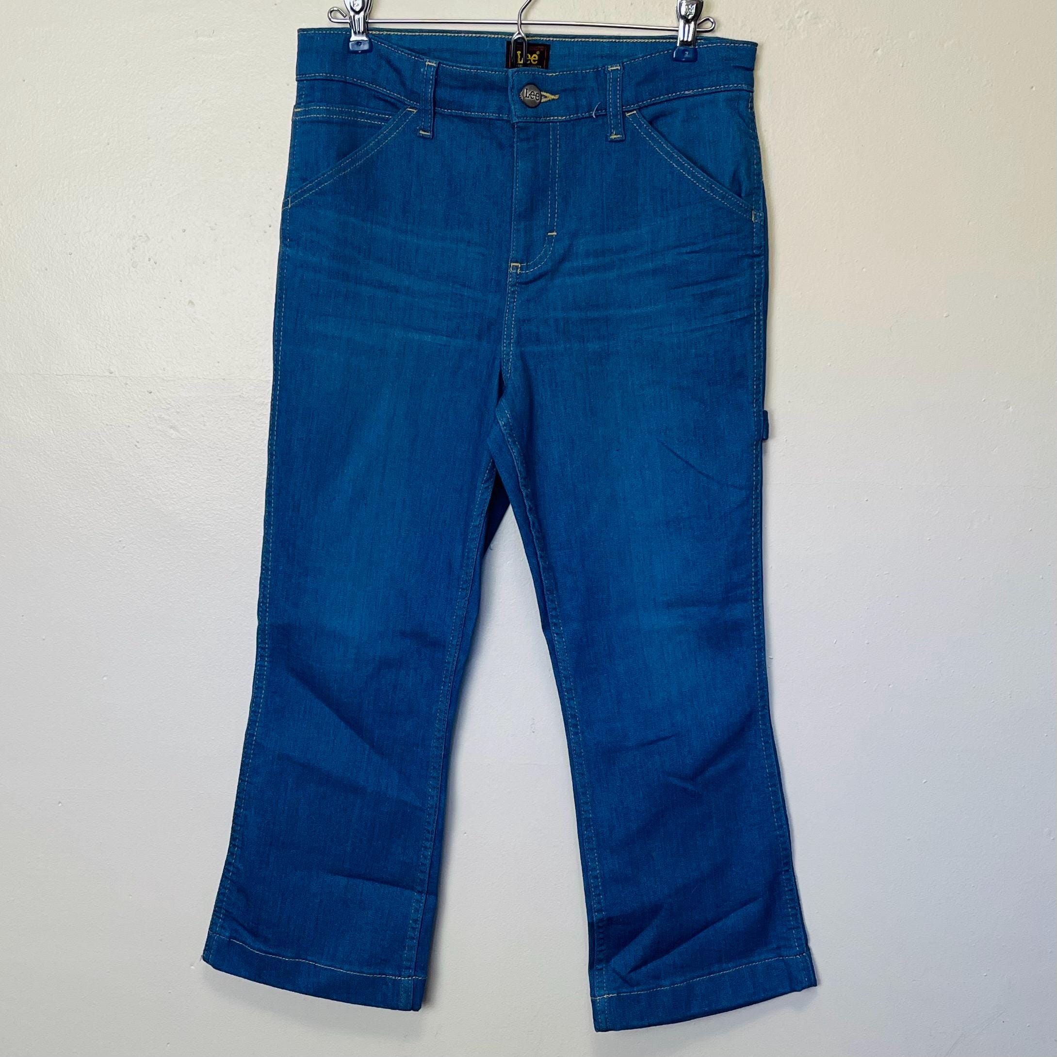 LEE Vintage Medium Wash Denim Slightly Flared Cowboy Jeans - Etsy