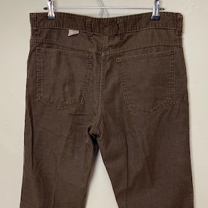 Brown Corduroy Vintage 70s Aqueduct by Reidbord Bros Trousers Pants