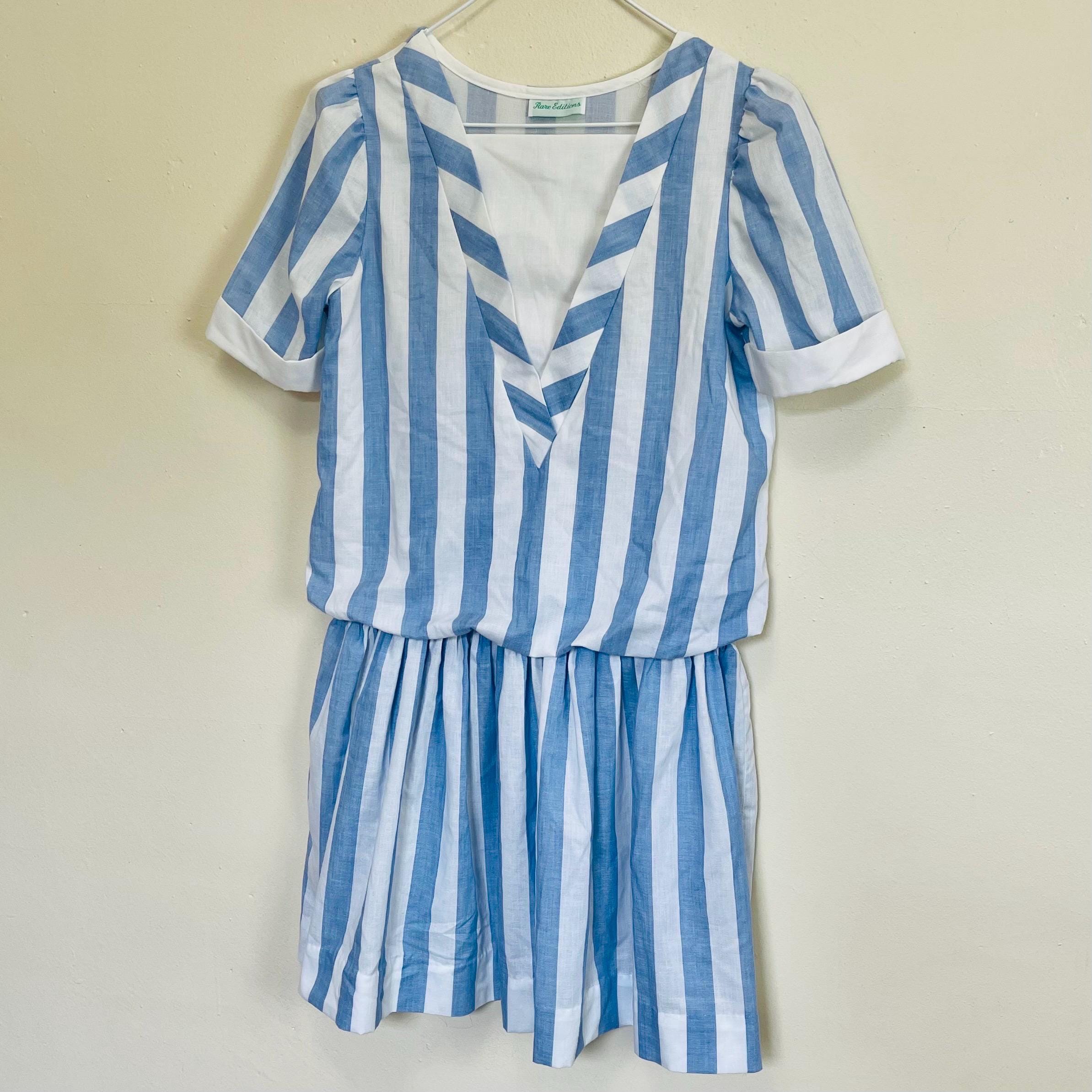 blue white striped dress forever 21 ANINA DRESS main image 0