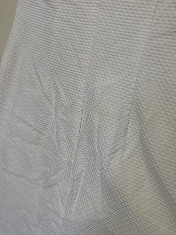 White 1960s Black Button Down Double Breasted Vin… - image 9