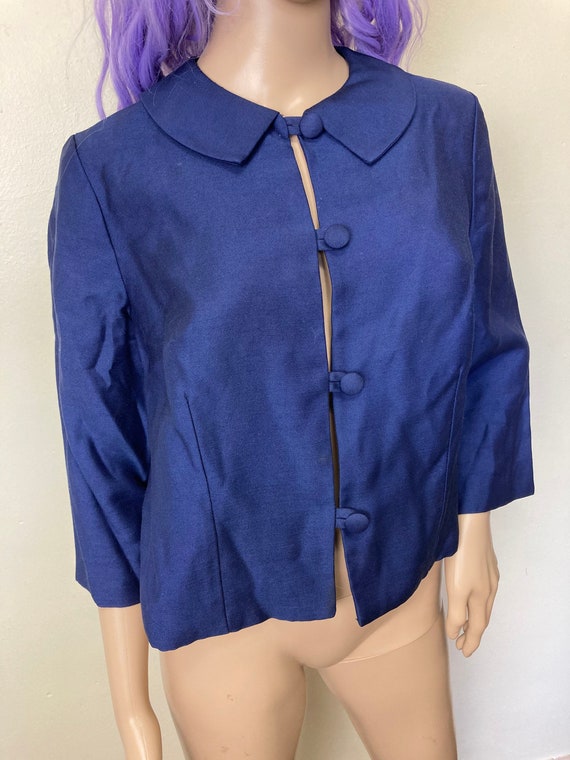 Sharmon Vintage 50s Cropped Tailored Jacket - image 5