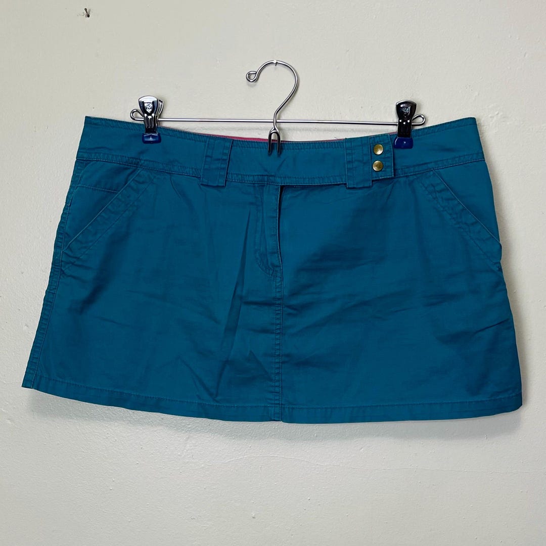 Ben Sherman Micro Mini Vintage Y2K Blue and Pink Skirt - Etsy