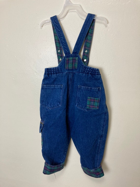 Rad Denim Tow Away Zone Vintage 80s Kids Overalls… - image 7