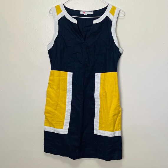 chinese dress ladies Halter Linen Dress-Buttermilk Yellow main image 0