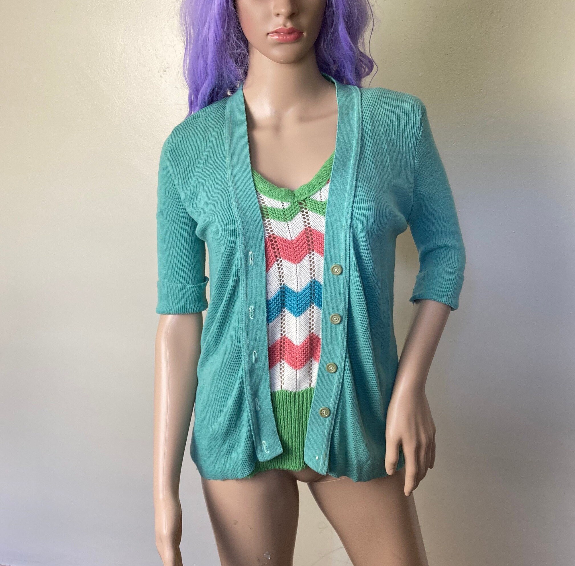 Attached Cardigan - Etsy