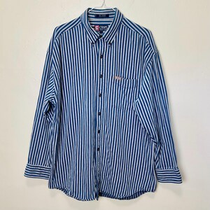 Chaps by Ralph Lauren Vintage 1990s Train Conductor Striped Thick