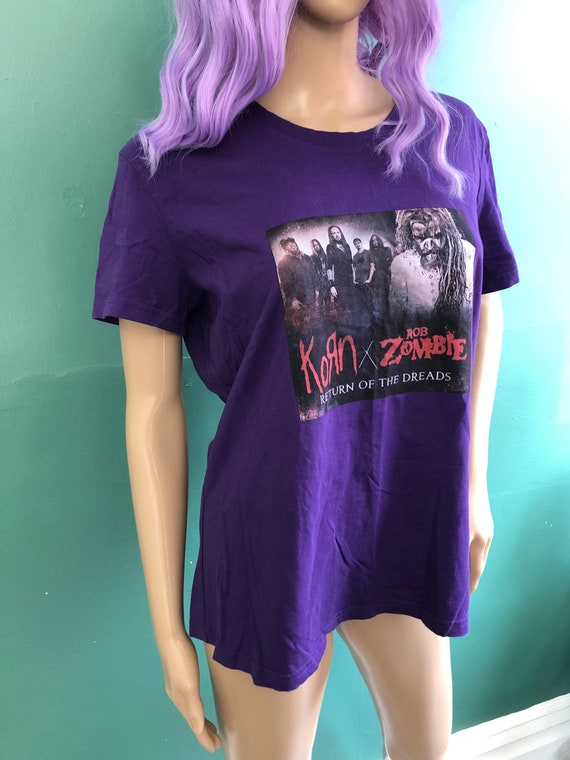 Vintage KoRn and Rob Zombie Tee - image 8