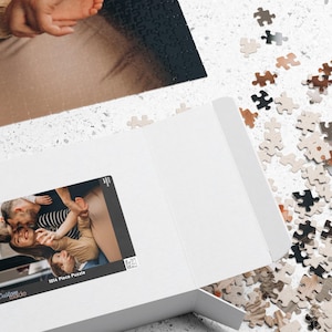 Personalized Photo Jigsaw Puzzle: Glossy Finish, Family Gift