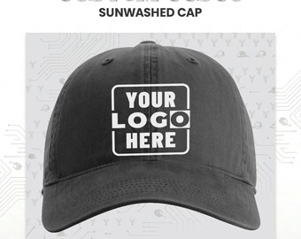 Sunwashed Baseball Cap | Unstructured Cotton Dad Hat | Pigment Dyed 6 Panel Trucker Hat | Curved Bill Adjustable Summer Cap