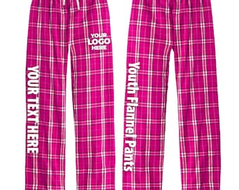 Personalized Women’s Flannel Pants | Custom Lounge & Pajama Pants | Cozy Plaid Sleepwear | Gift for Her. dt2800