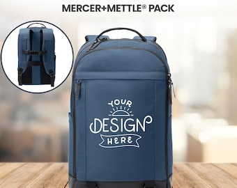 Mercer+Mettle Backpack | Minimalist Travel Daypack | 15" Laptop Bag | Commuter Tech Backpack | Professional Work Bag