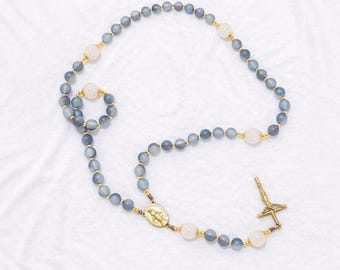 The “Red Sea” Handmade Blue Rosary