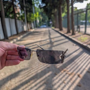 Vintage Versace Medusa | Black Frame | Black Lens