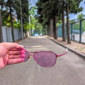 2004 Vintage Oakley Warden | Pink Camo | Violet Lens