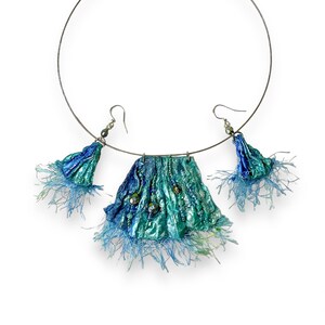 ocean inspired art jewelry set