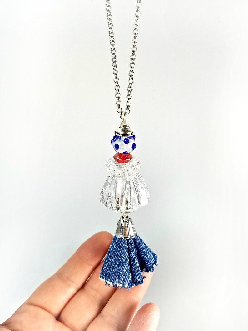 Fun And Funky Long Necklaces For Women Tassel Pendant Boho Etsy