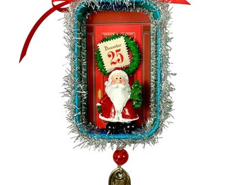 Santa's Magic Key Ornament, Christmas Eve Decoration Gift