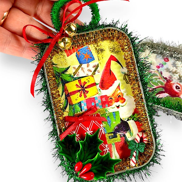 Retro Holiday Ornaments, Vintage Inspired Christmas Decorations