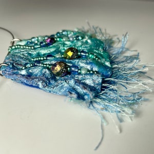 ocean inspired art jewelry necklace