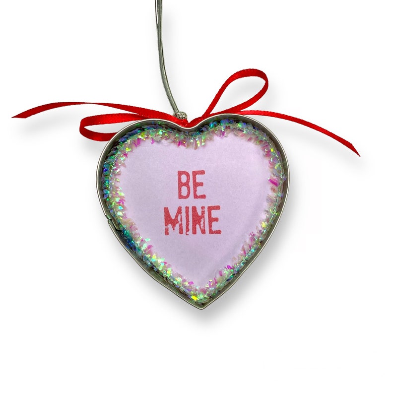 Conversation Hearts Ornaments for Valentine's Day Etsy