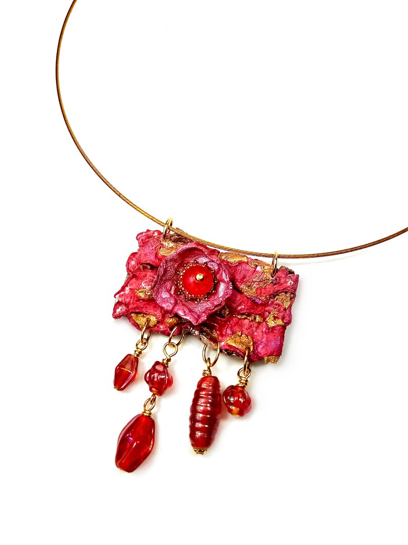 wearable art necklace