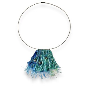 ocean inspired art jewelry necklace